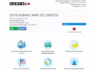 2019 Subaru WRX