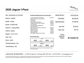 2020 Jaguar I-Pace
