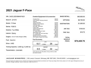 2021 Jaguar F-Pace