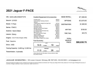 2021 Jaguar F-Pace