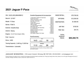 2021 Jaguar F-Pace