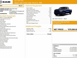 2021 Ram 1500