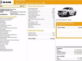 2021 Ram 1500