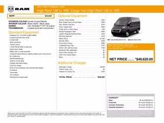 2021 Ram ProMaster