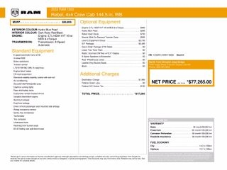2022 Ram 1500
