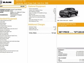 2022 Ram 1500