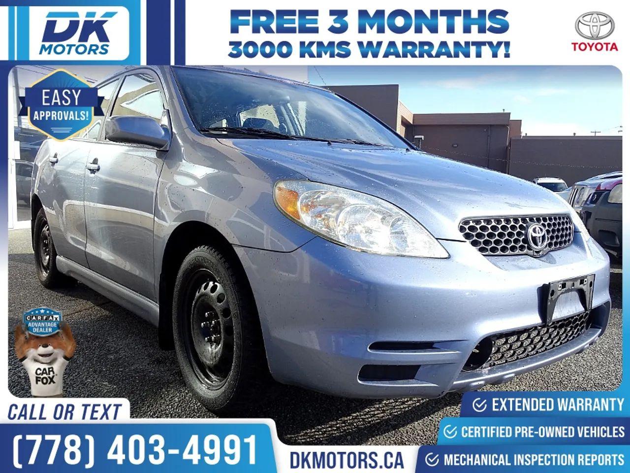 2003 Toyota Matrix XR-1