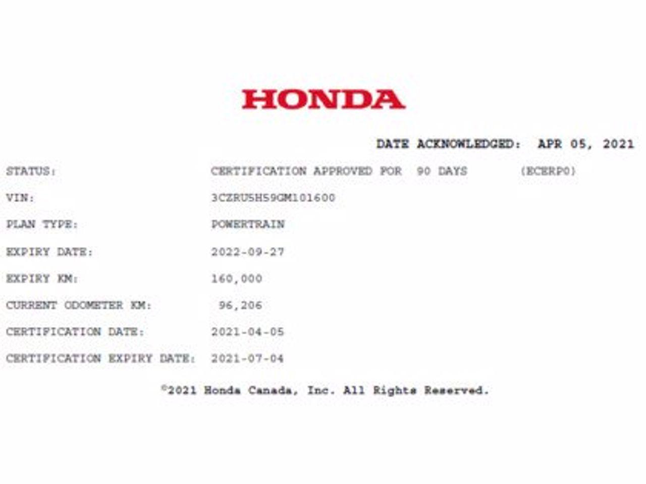 2016 Honda HR-V EX-2