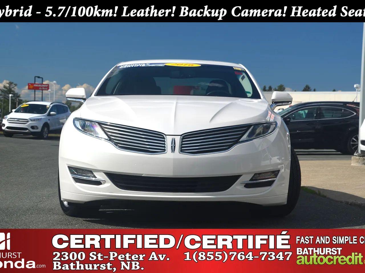 2016 Lincoln MKZ Hybrid-4