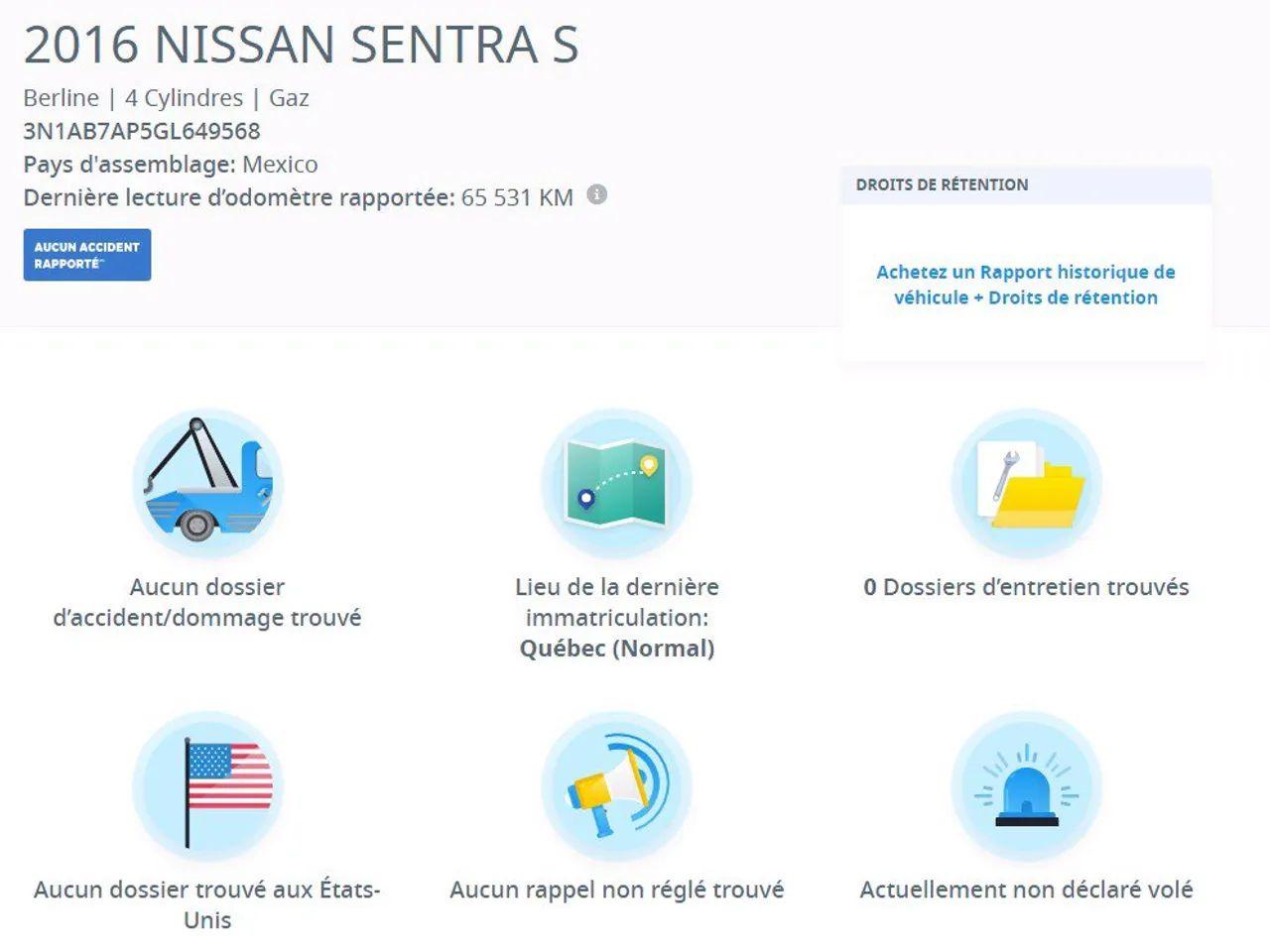2016 Nissan Sentra S-2