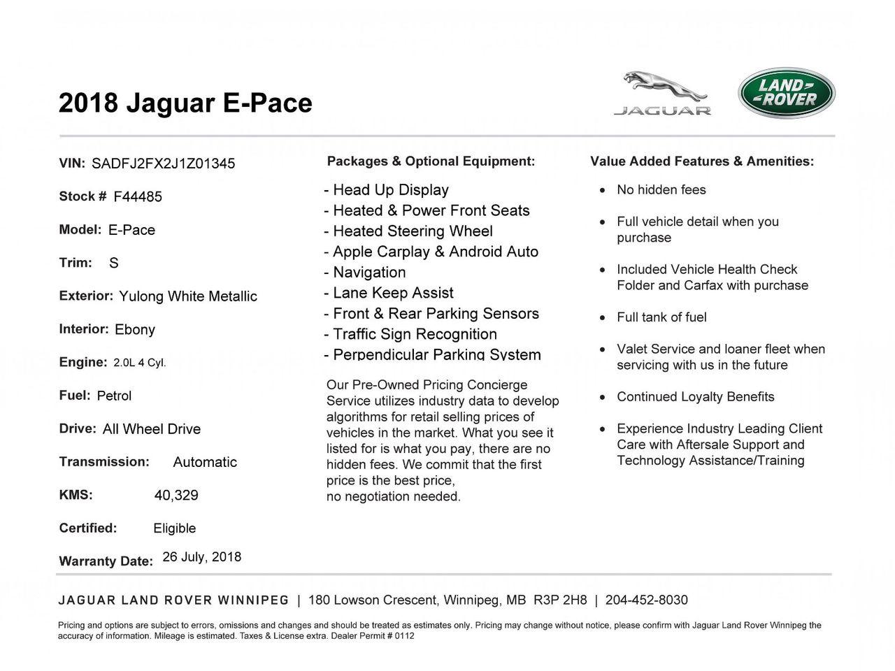 2018 Jaguar E-Pace S-1