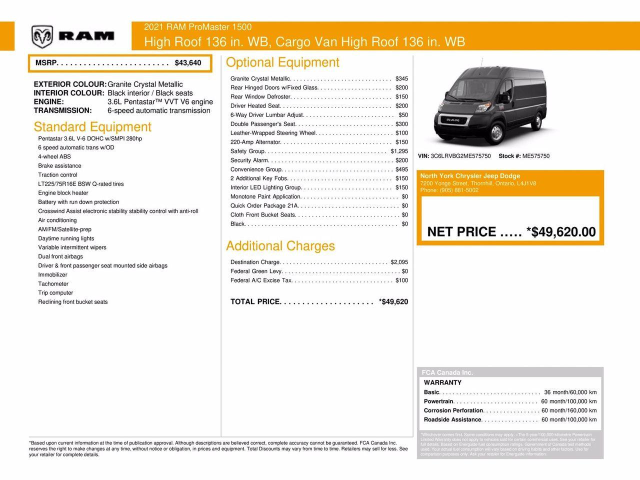 2021 Ram ProMaster -0